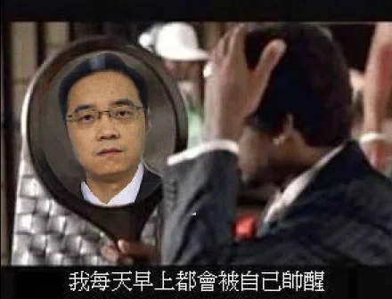 鸟哥表情包，镜中人