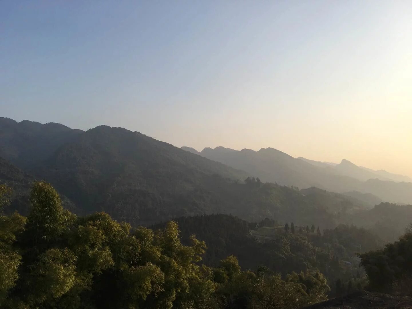 作者家乡的大山，四川