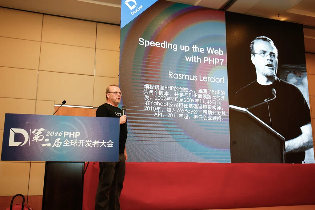 Rasmus Lerdorf：Speeding up the Web with PHP7