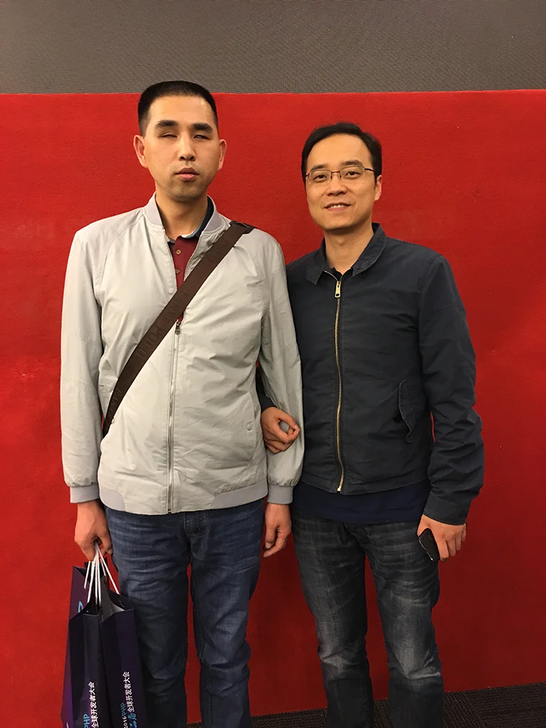 杨永全与鸟哥惠新宸合影